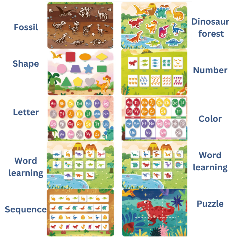 Montessori Doeboek - Dino