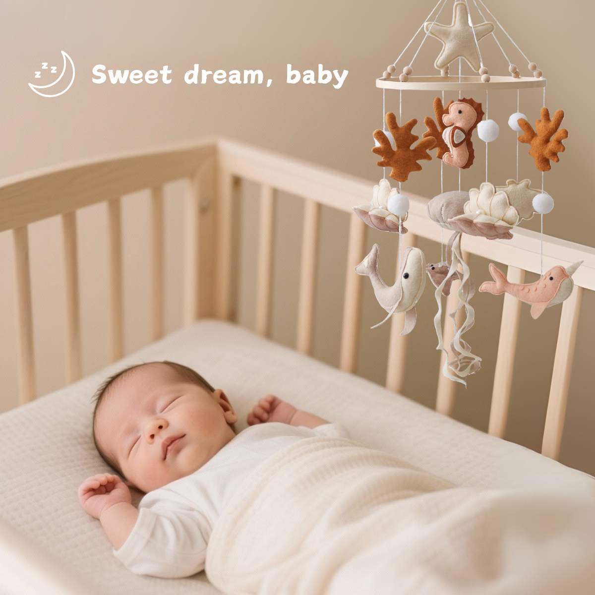 Babymobiel Zachte Parelzee