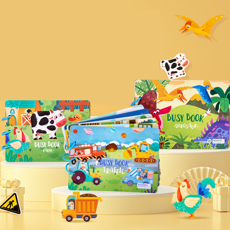 Montessori Busy book - Verkeer
