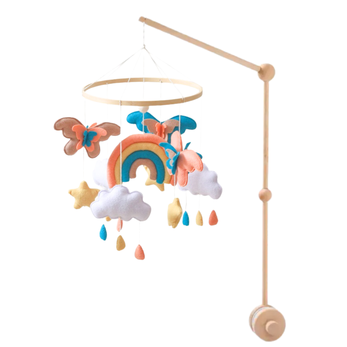 Baby Mobiel Regenboog en Vlinders