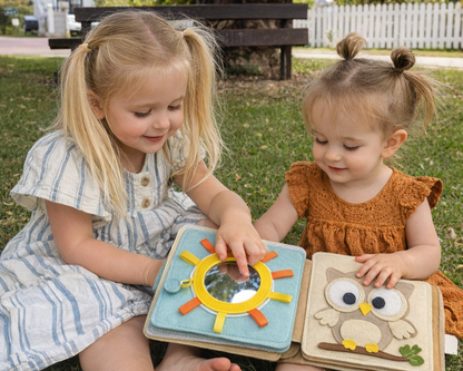 Montessori Busy Book Kiekeboe Beer - Met naam (persoonlijk cadeau)