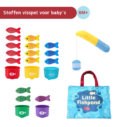 Baby Stoffen Visspel - Baby speelgoed vanaf 6 maanden
