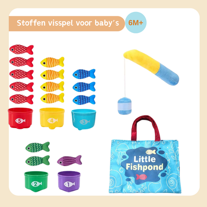 Baby Stoffen Visspel - Baby speelgoed vanaf 6 maanden
