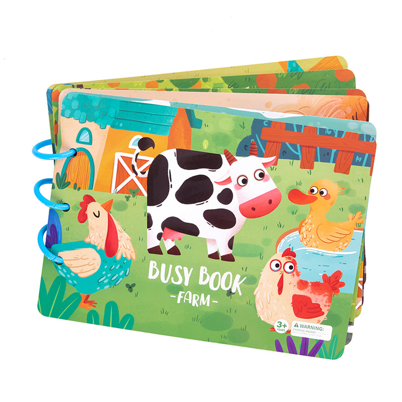 Montessori Speelgoed Busy Book Boerderij
