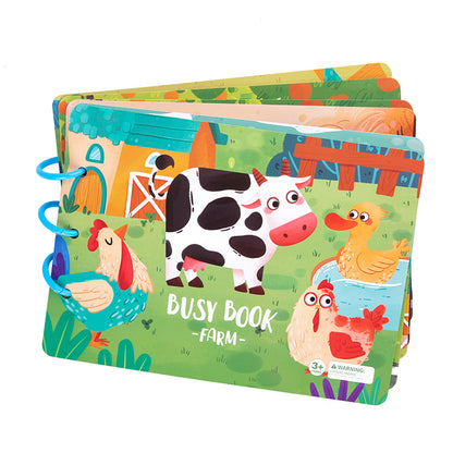 Montessori Speelgoed Busy Book Boerderij