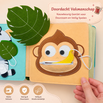 Montessori Activiteitenboek Kiekeboe Leeuw - Gepersonaliseerd