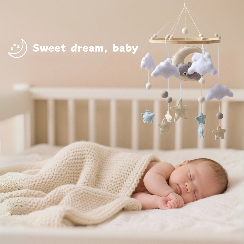 Baby Mobiel Slaperig Beer