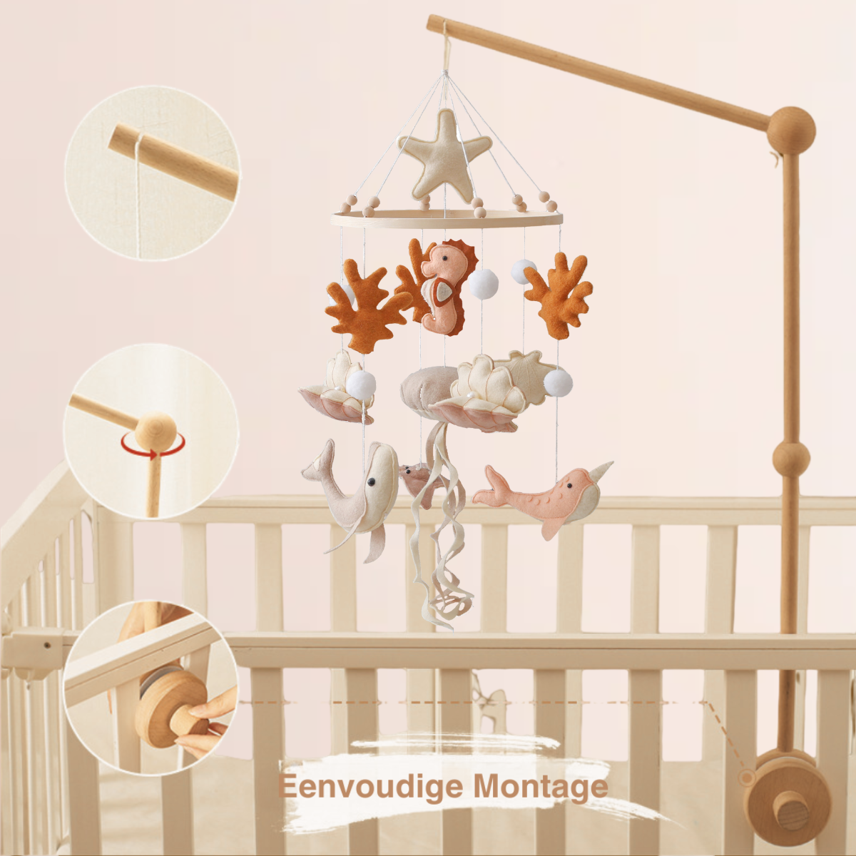 Babymobiel Zachte Parelzee