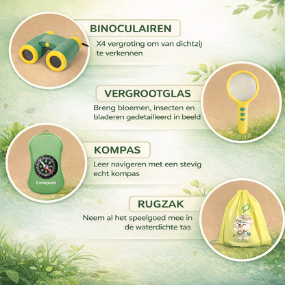 Insecten Ondektset Insectenpotje met vergrootglas