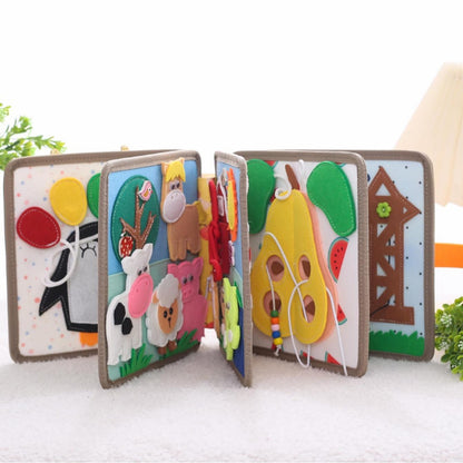 Montessori activiteitenboek Hert - Busy book van vilt