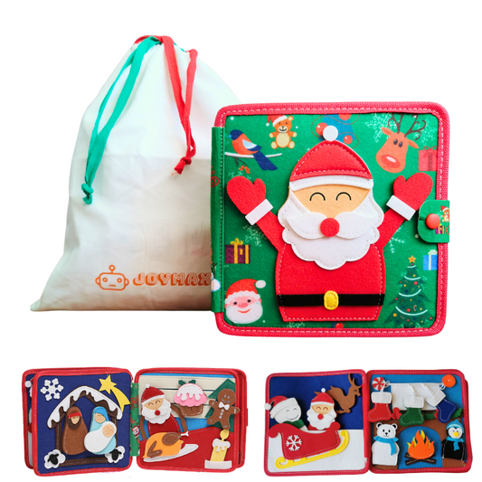 Montessori Speelgoedboek - Busy Board Kerst