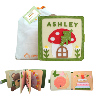Activiteitenboek voor Peuters Mushroom House - Gepersonaliseerd