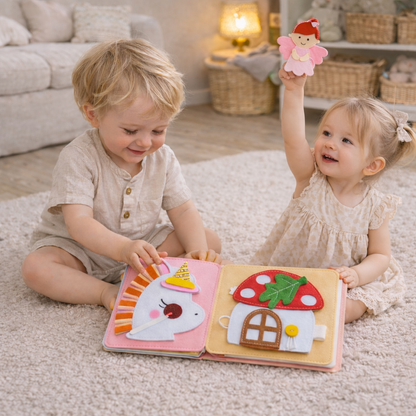 Montessori Busy Book Sweet Strawberry - Gepersonaliseerd