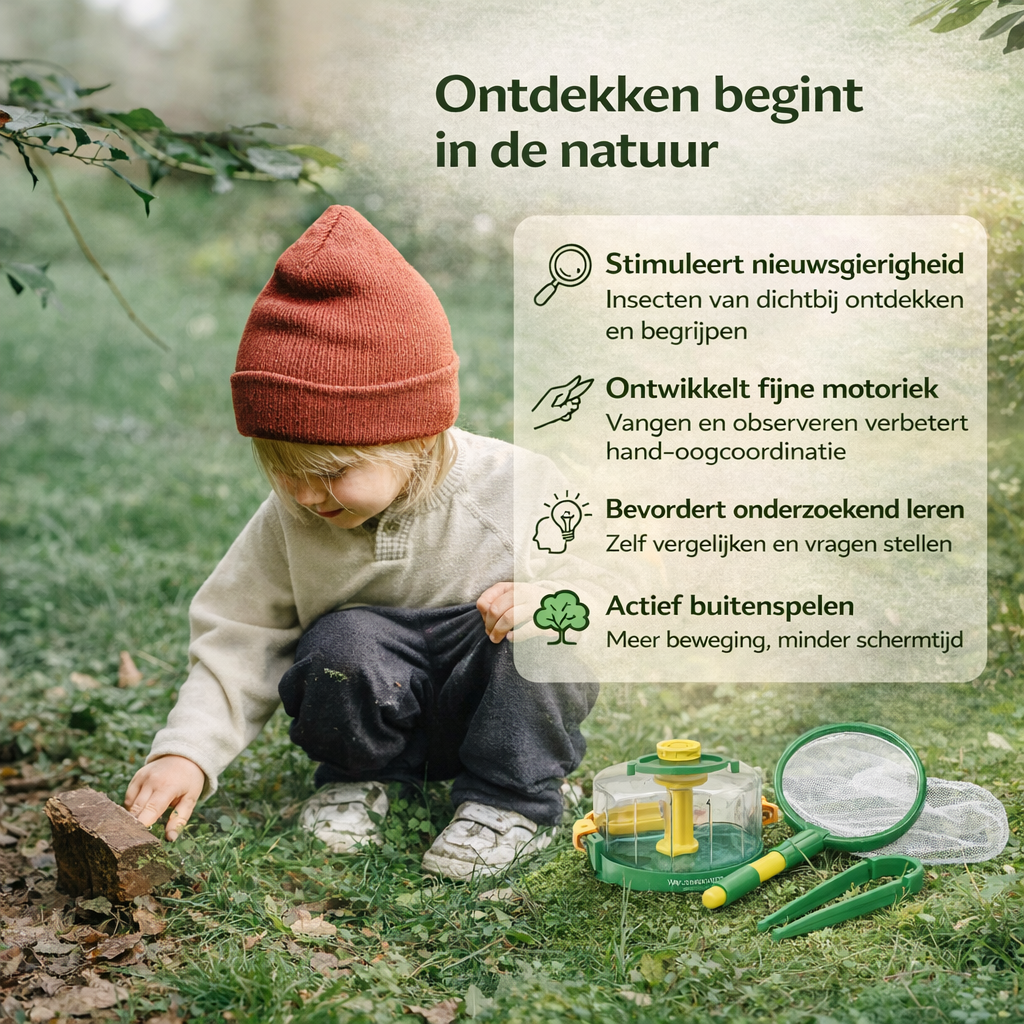 Insectenvangerset Voor Kinderen - Verken De Natuur Met Gereedschap Voor Het Vangen Van Insecten