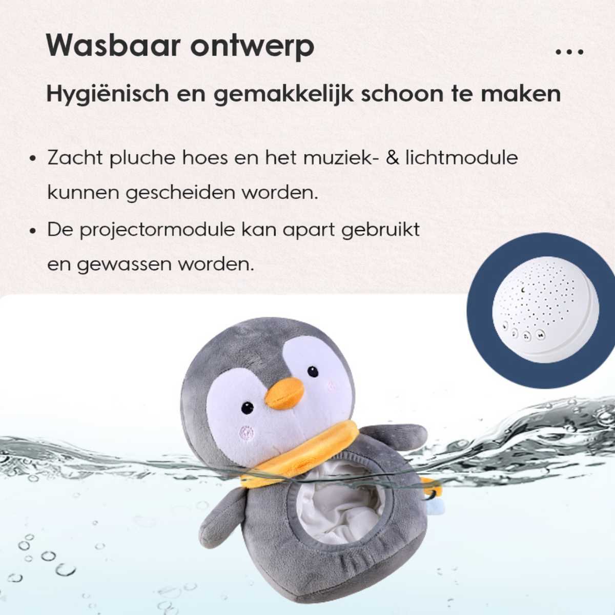 Sterrenhemel Projector Knuffel – Zacht Licht & Rustgevende Geluiden
