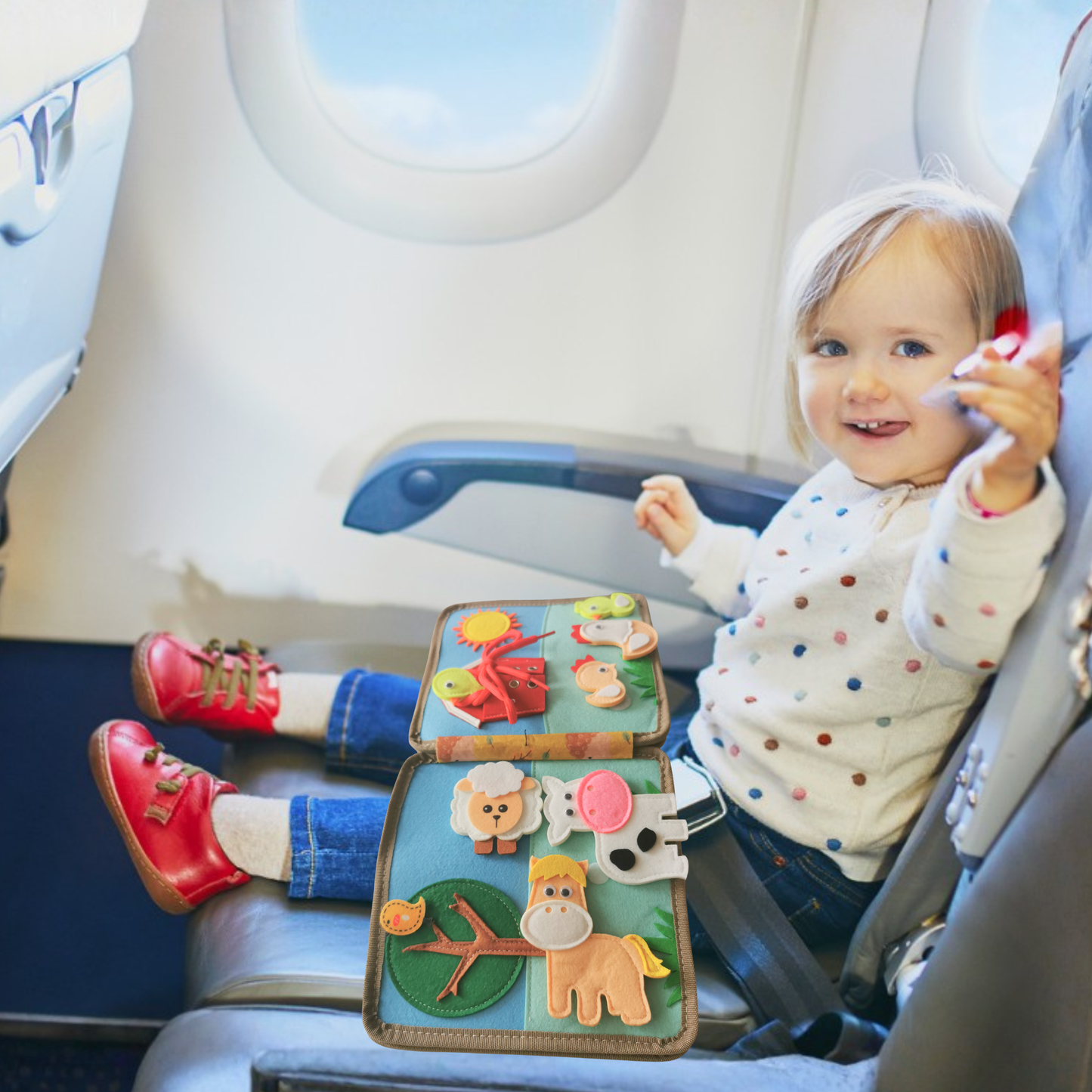 Montessori activiteitenboek Hert - Busy book van vilt