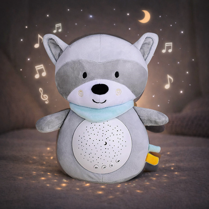 Sterrenhemel Projector Knuffel – Zacht Licht & Rustgevende Geluiden